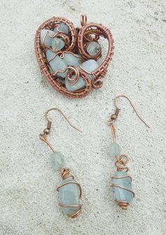 aquamarijn set